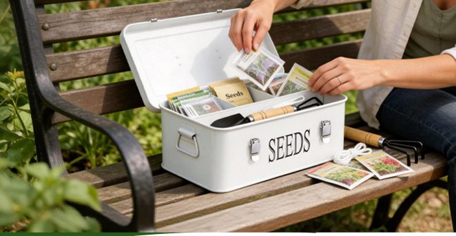 VylosAura Seed Organizer Box
